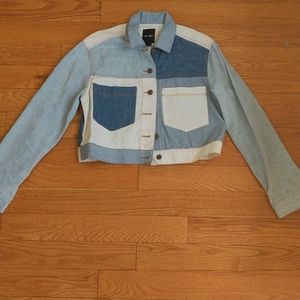 Denim Colorblock Jacket